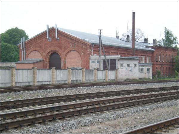 Švenčionėliai.  Old power station