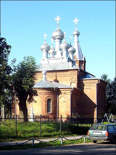 Łuniniec. Orthodox church of the Exaltation of the Holy Cross