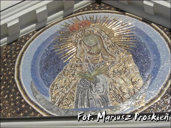  - Catholic church of St. Anthony. The pediment, fragment