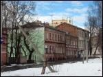 Viciebsk.  Historical buildings Gogala pr. and str. (Dukhauskaja Embankment)