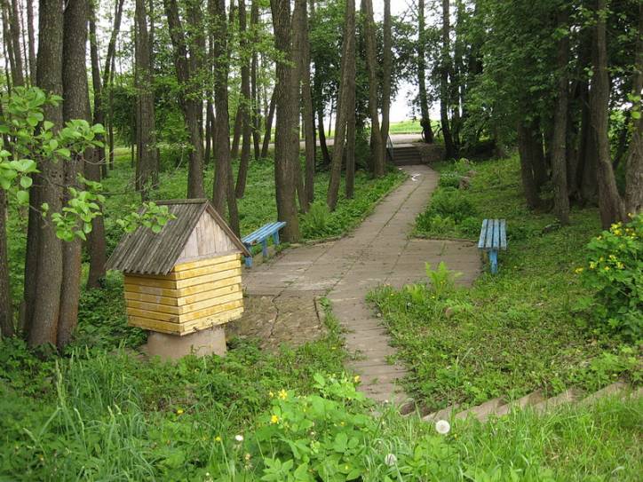 Żukowszczyzna. Park dworski Korsaków