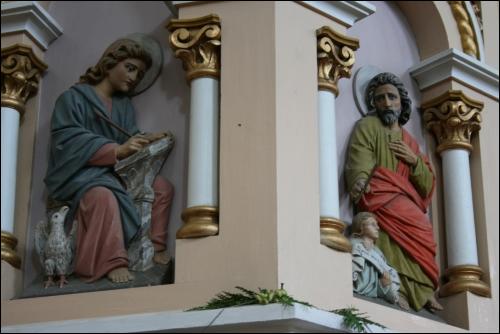  - Catholic church of the Holy Trinity. Interior, fragment
