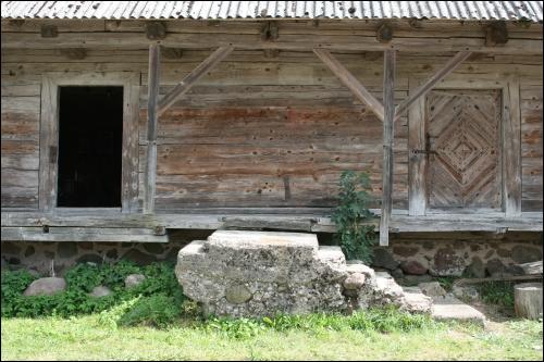  - Catholic church of the Holy Trinity. Old barn, fragment