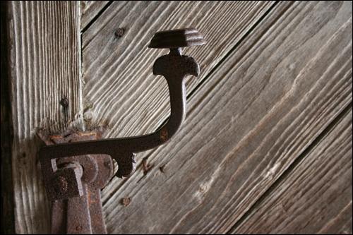  - Catholic church of the Holy Trinity. Old barn, fragment