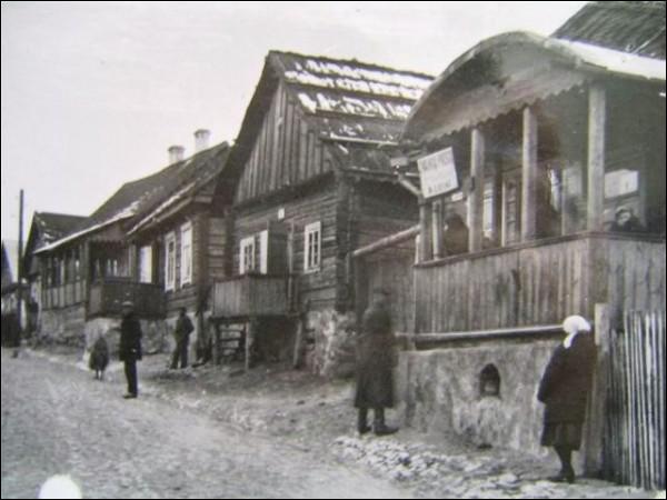 Merkinė. Old photos of the township 