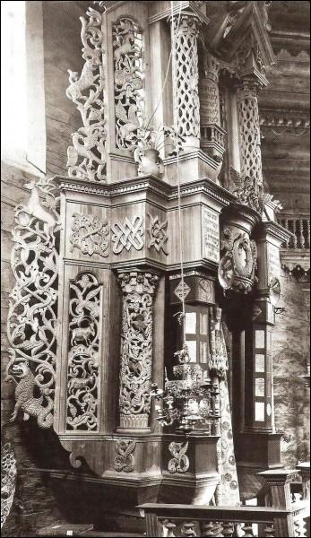  - Synagoga . Wnetrze, fragment (fot. przed 1939)