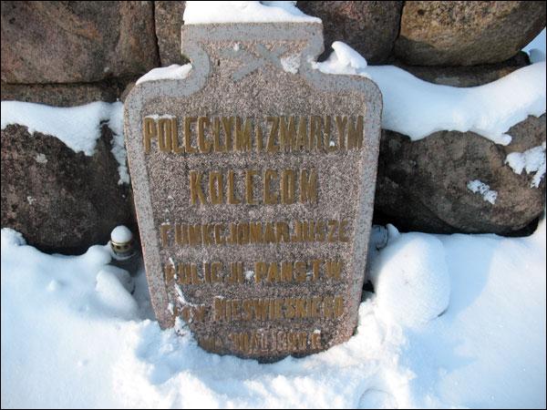 Niasviž. Tomb of Polish soldiers died in 1920 