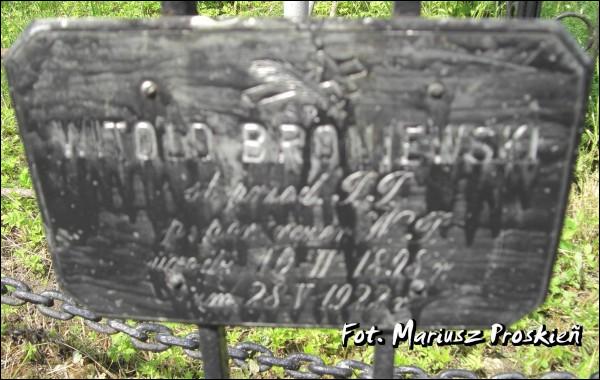  - cemetery of the deceased officers of the State Police (1920-39). 