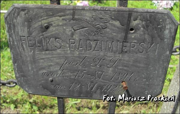  - cemetery of the deceased officers of the State Police (1920-39). 