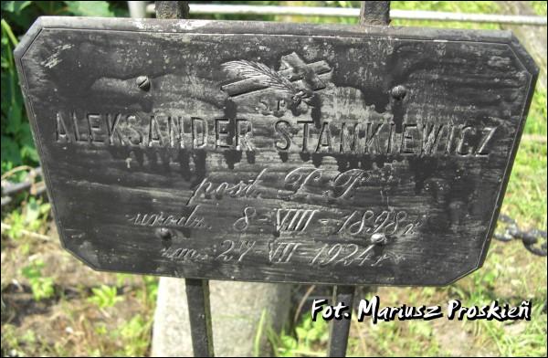  - cemetery of the deceased officers of the State Police (1920-39). 