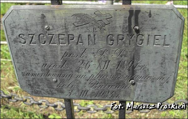  - cemetery of the deceased officers of the State Police (1920-39). 