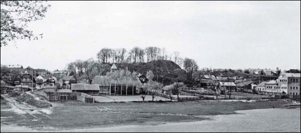 Ukmergė. Site of ancient castle 