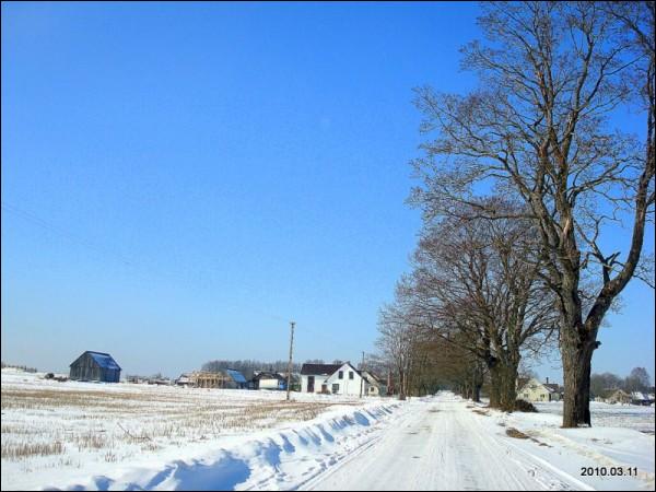 Gudulinė. In the village 