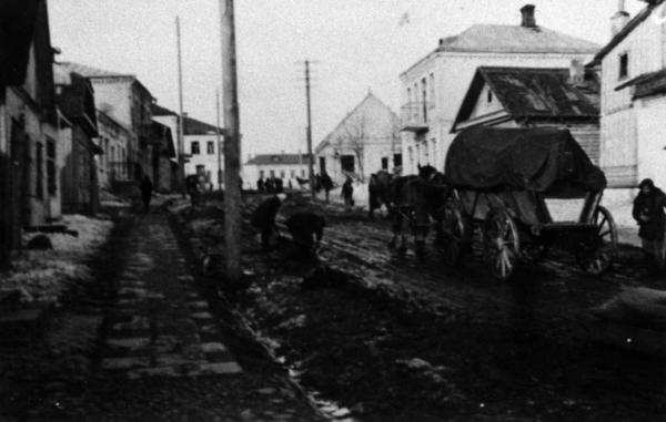 Hłybokaje. Town photos from WWII period 