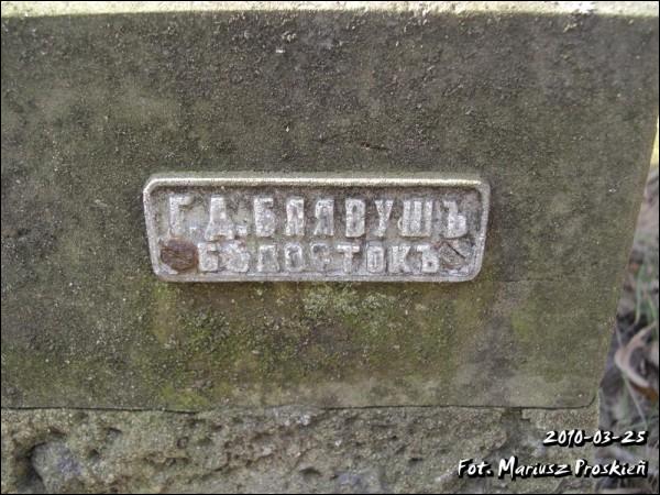 Беласток. Могілкі старыя праваслаўныя (Старасельцы)