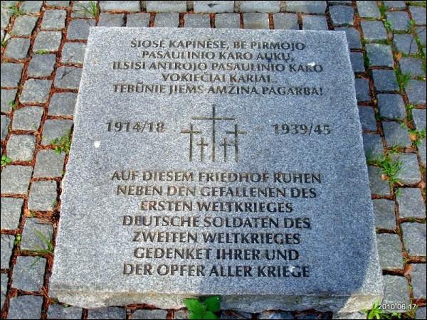Vilnius. Soldierly (WWI) Cemetery 