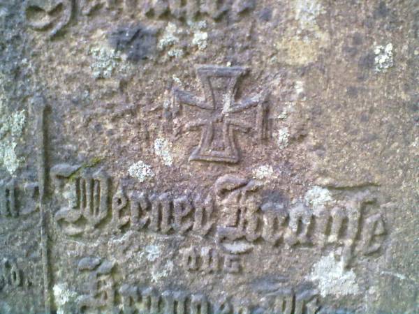 Baruciški. Soldierly (WWI) Cemetery