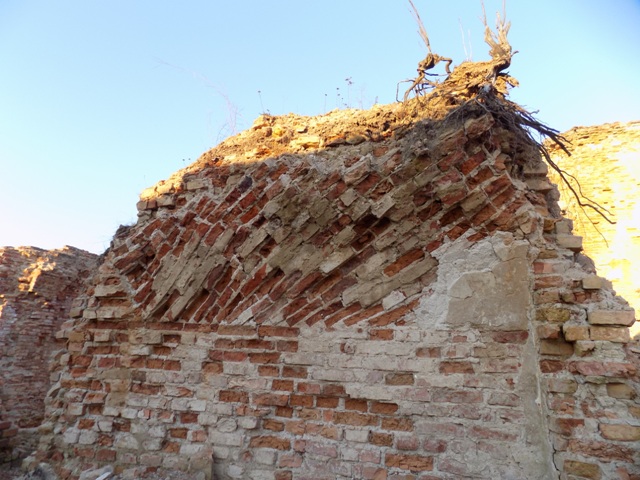 Halšany.  Castle of Sapieha, ruins