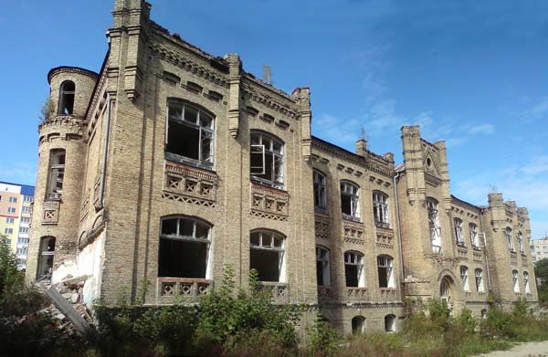 Мазыр.  Будынак былой павятовай больніцы