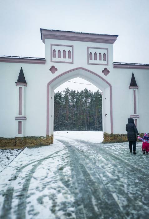 Mereczowszczyzna (Kosów). Pałac Pusłowskich