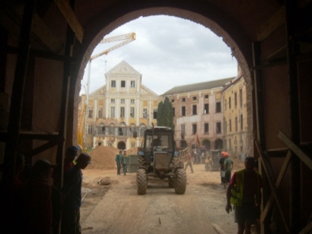 Niasviž. Radziwill castle. Reconstruction, 2008