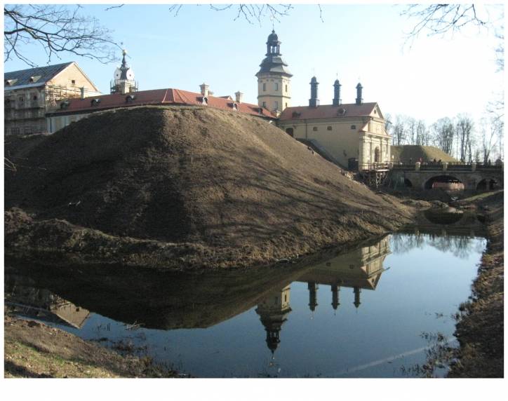 Niasviž. Radziwill castle. Reconstruction, 2008