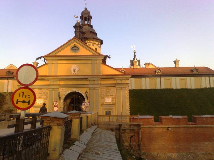 Niasviž. Radziwill castle. Reconstruction, 2008