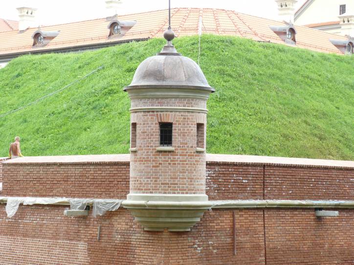 Niasviž. Radziwill castle. Reconstruction, 2008