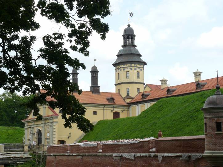 Niasviž. Radziwill castle. Reconstruction, 2008